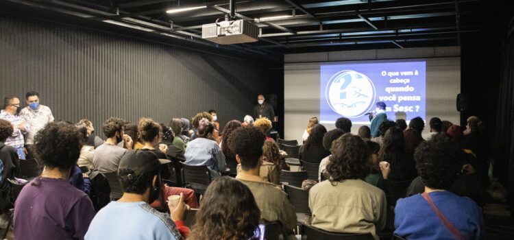 Sesc apresenta possibilidades profissionais para jovens monitores/as culturais Sesc apresenta possibilidades profissionais para jovens monitores/as culturais
